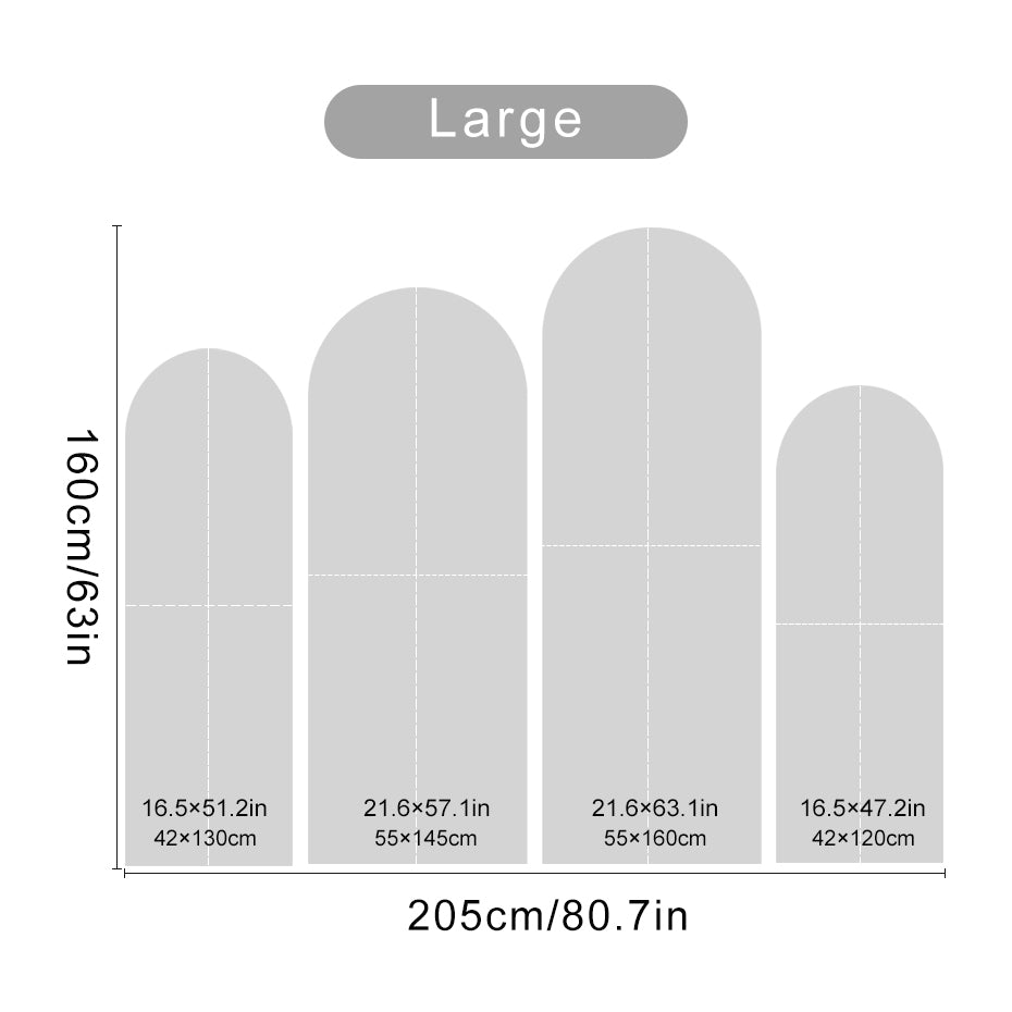 Large Abstract Arch Wall Decal