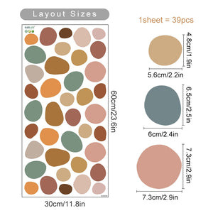 Nursery Wall Decals Irregular Polka Dot