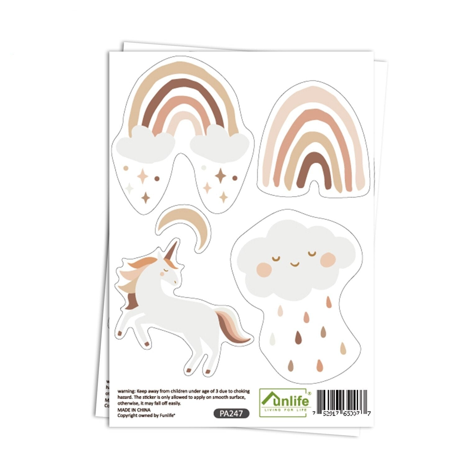 Pattern Wall Decals Rainbow Styles