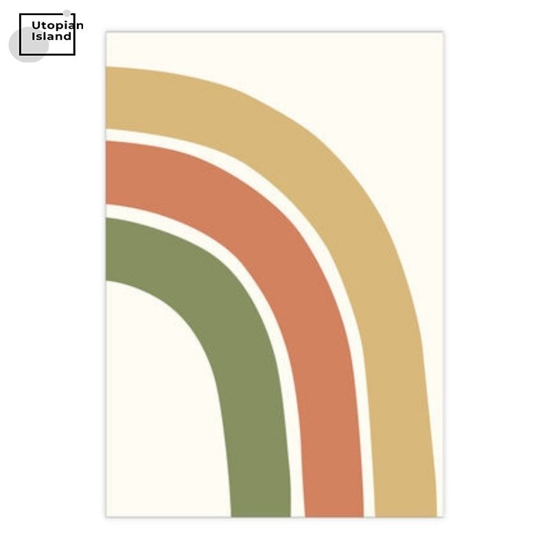 Area Rug Nature Color Rainbow