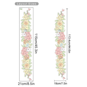 Cartoon Wall Decals Flowers and Cute Animals