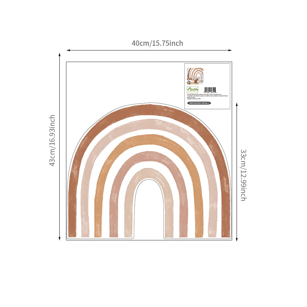 Boho Large Rainbow Wall Decal