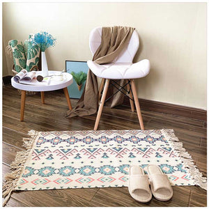 Soft Tassel Cotton Area Rug