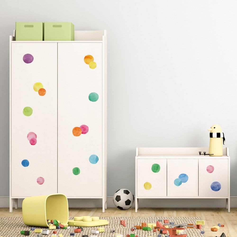 Pattern Wall Decals Polka Dot Styles