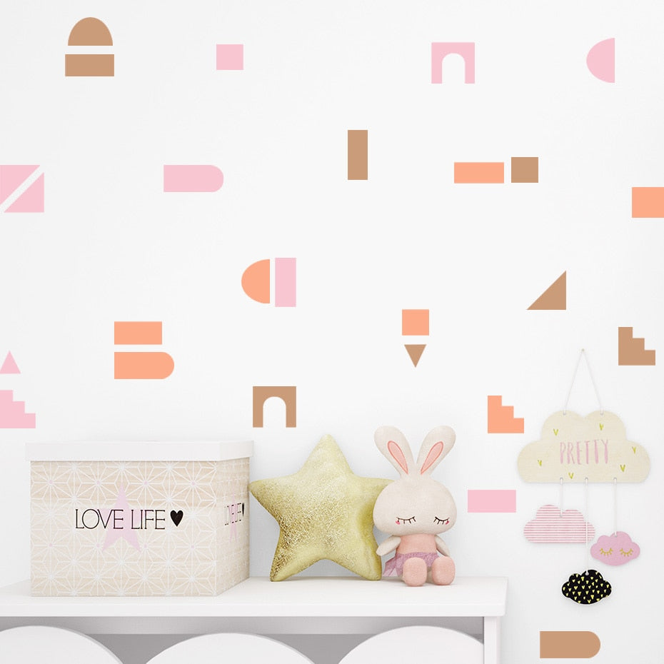 Boho Wall Decals Geometric Abstract