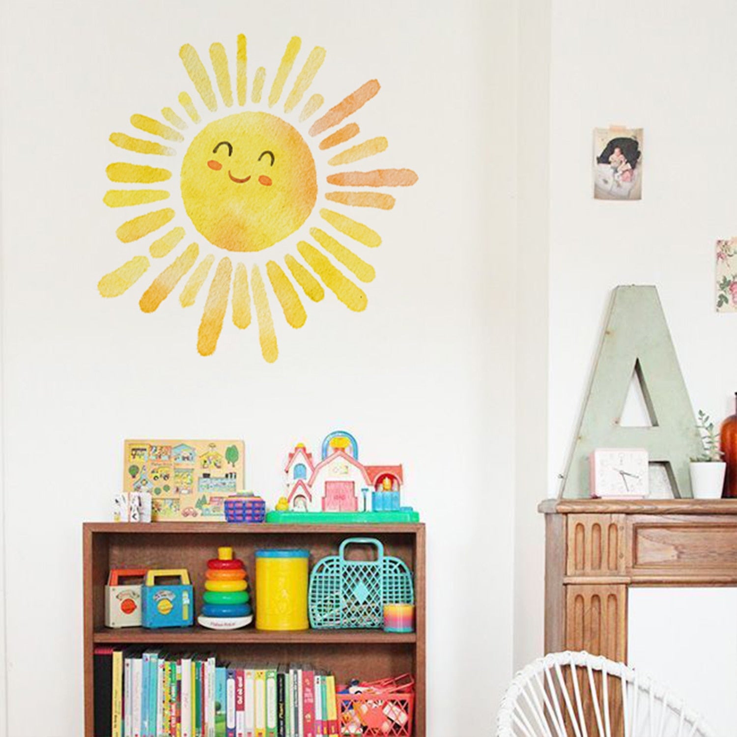 Happy Sun Wall Decal