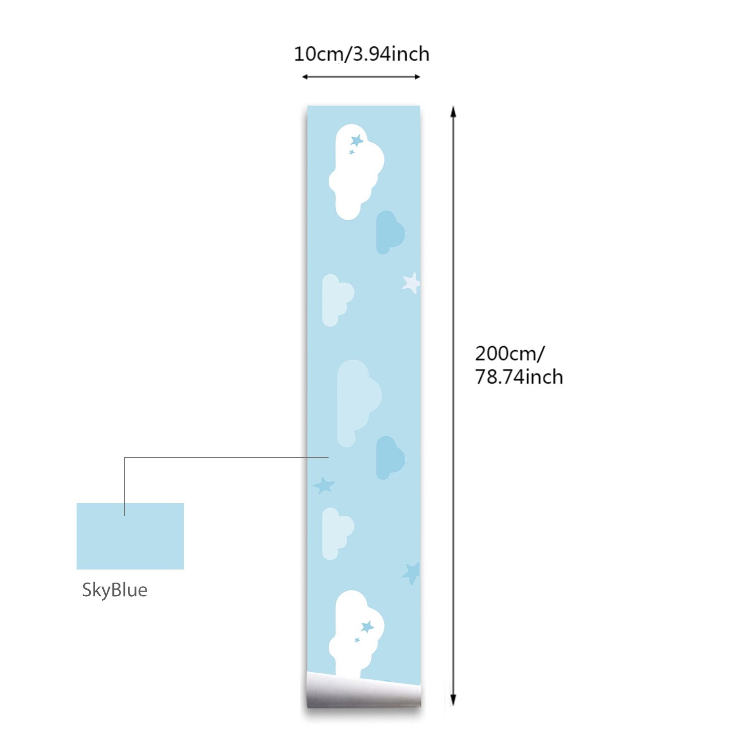 Border Cartoon Style Wall Decals