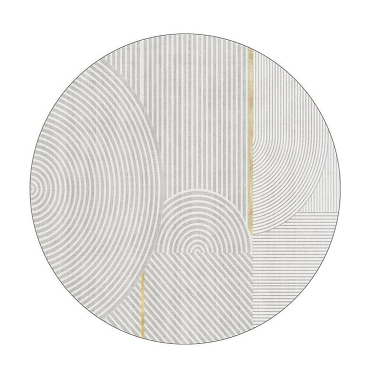 Modern Style Area Round Rug
