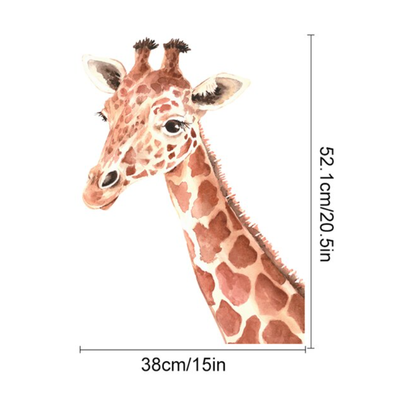 Nursery Wall Decal Cute Giraffe Polka Dots
