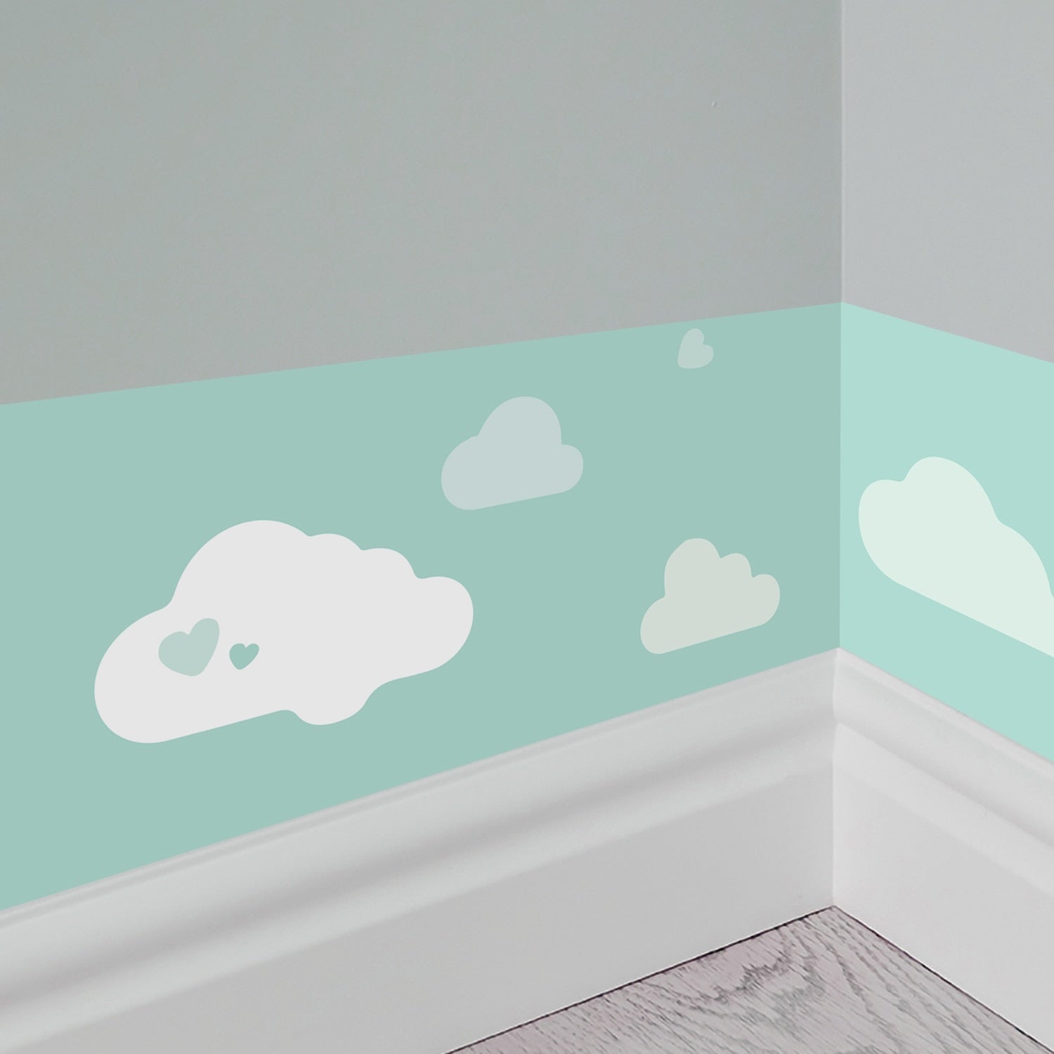 Border Cartoon Style Wall Decals