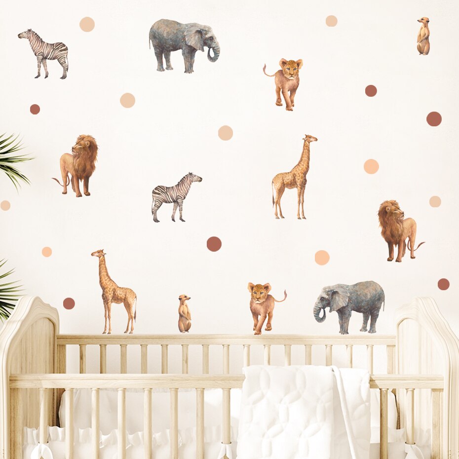 Wall Decals African Wild Animals