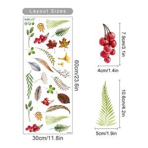 Cartoon Wall Decal Autumn Animals