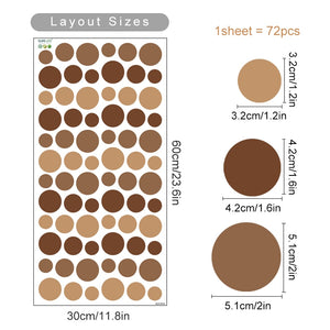 Nursery Wall Decals Irregular Polka Dot