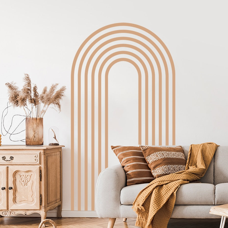 Bohemia Wall Decal Large Arch Rainbow