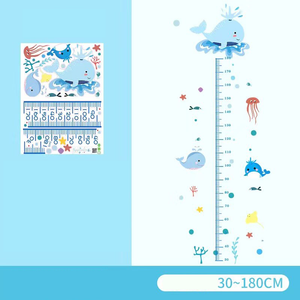 Height Chart Wall Decal Cartoon Style