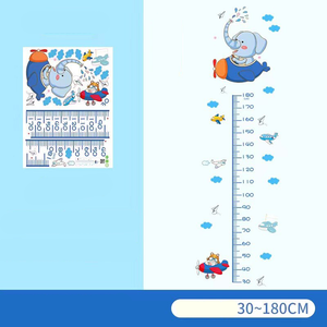 Height Chart Wall Decal Cartoon Style