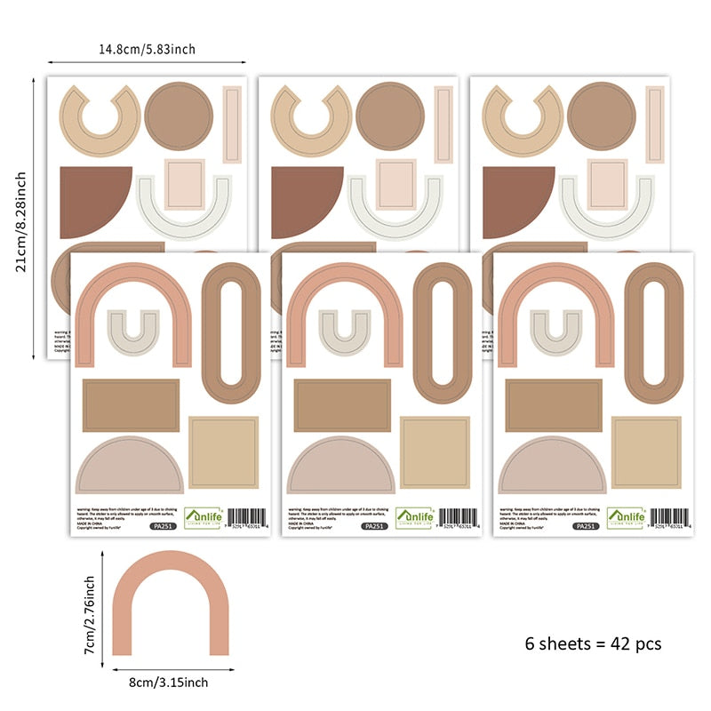 Nursery Wall Decals Geometric Abstract