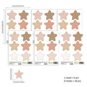 Pattern Wall Decals Boho Stars