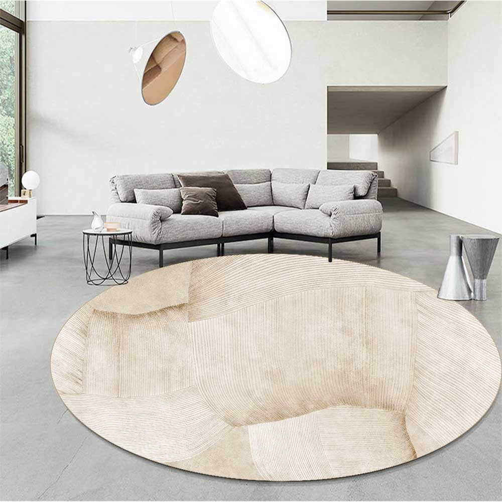 Modern Style Area Round Rug
