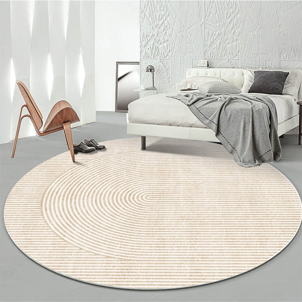 Modern Style Area Round Rug