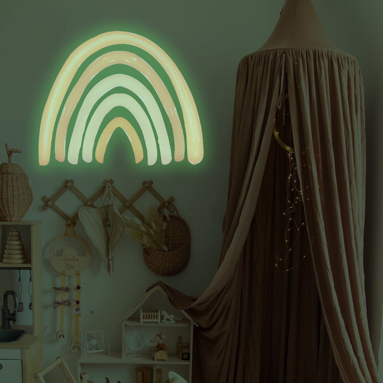 Rainbows Glow In The Dark Wall Decal