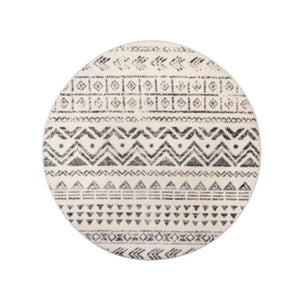 Moroccan Style Round Area Rug
