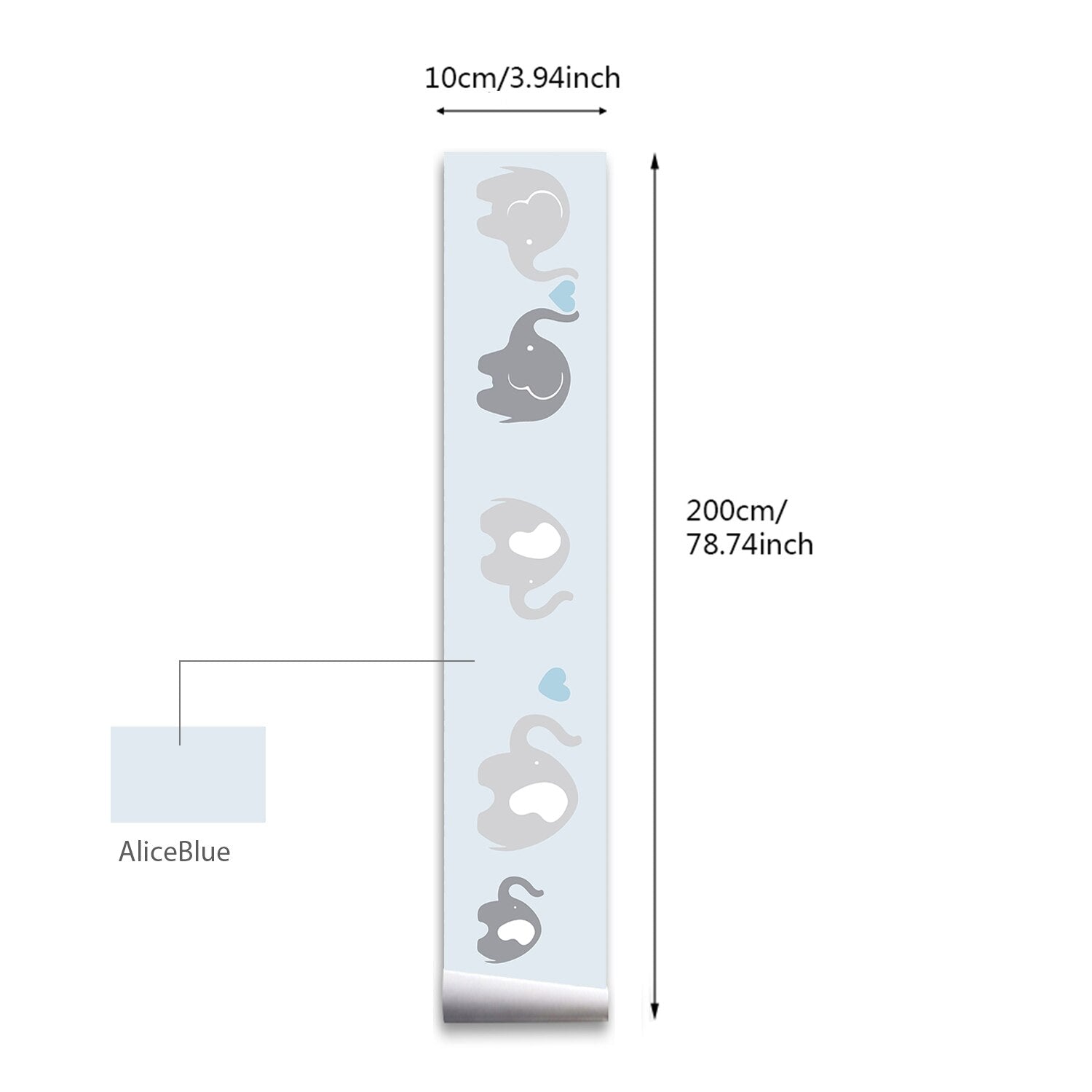 Border Cartoon Style Wall Decals