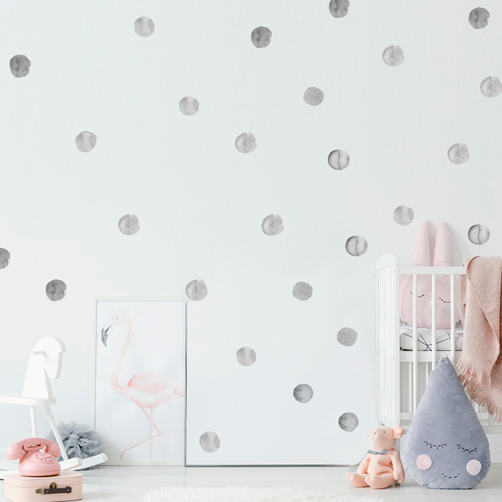 Pattern Wall Decals Polka Dot Styles