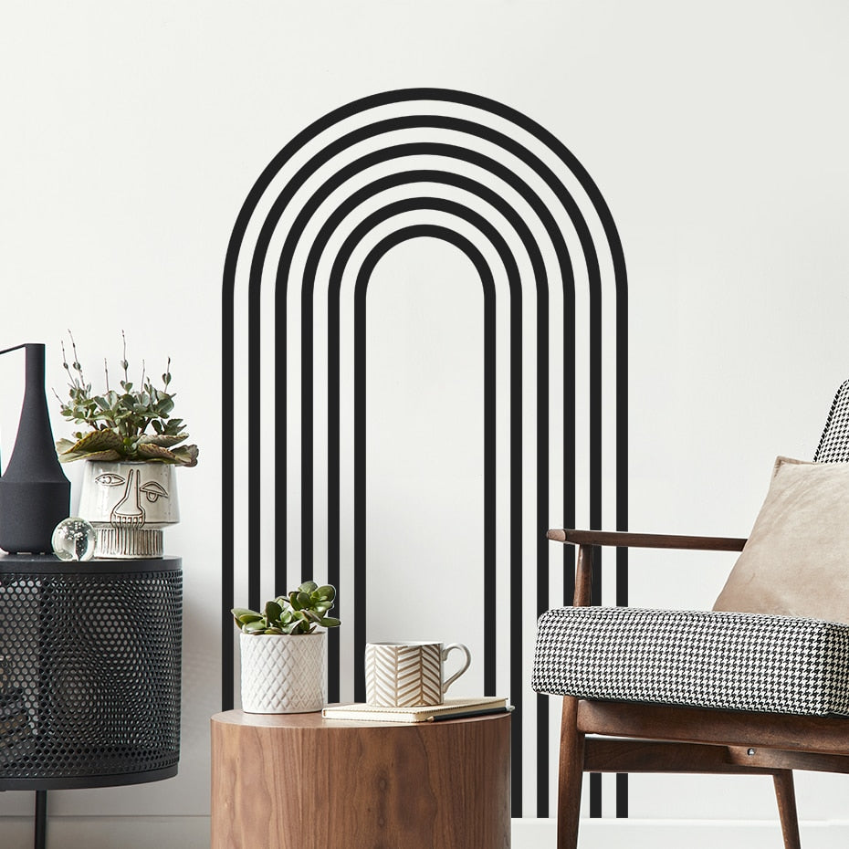 Bohemia Wall Decal Large Arch Rainbow