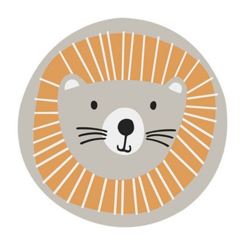 Nursery Soft Area Rug Little Lion