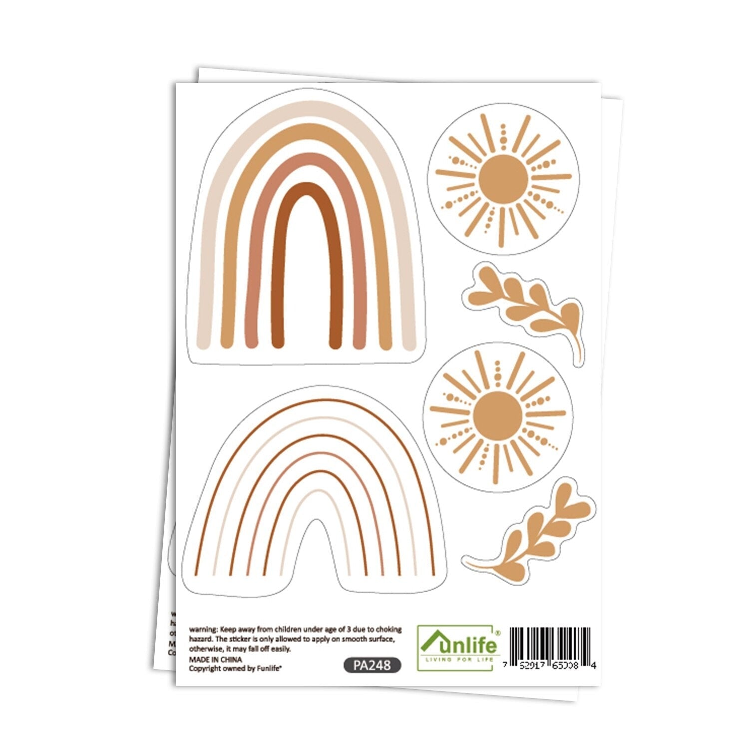 Pattern Wall Decals Rainbow Styles