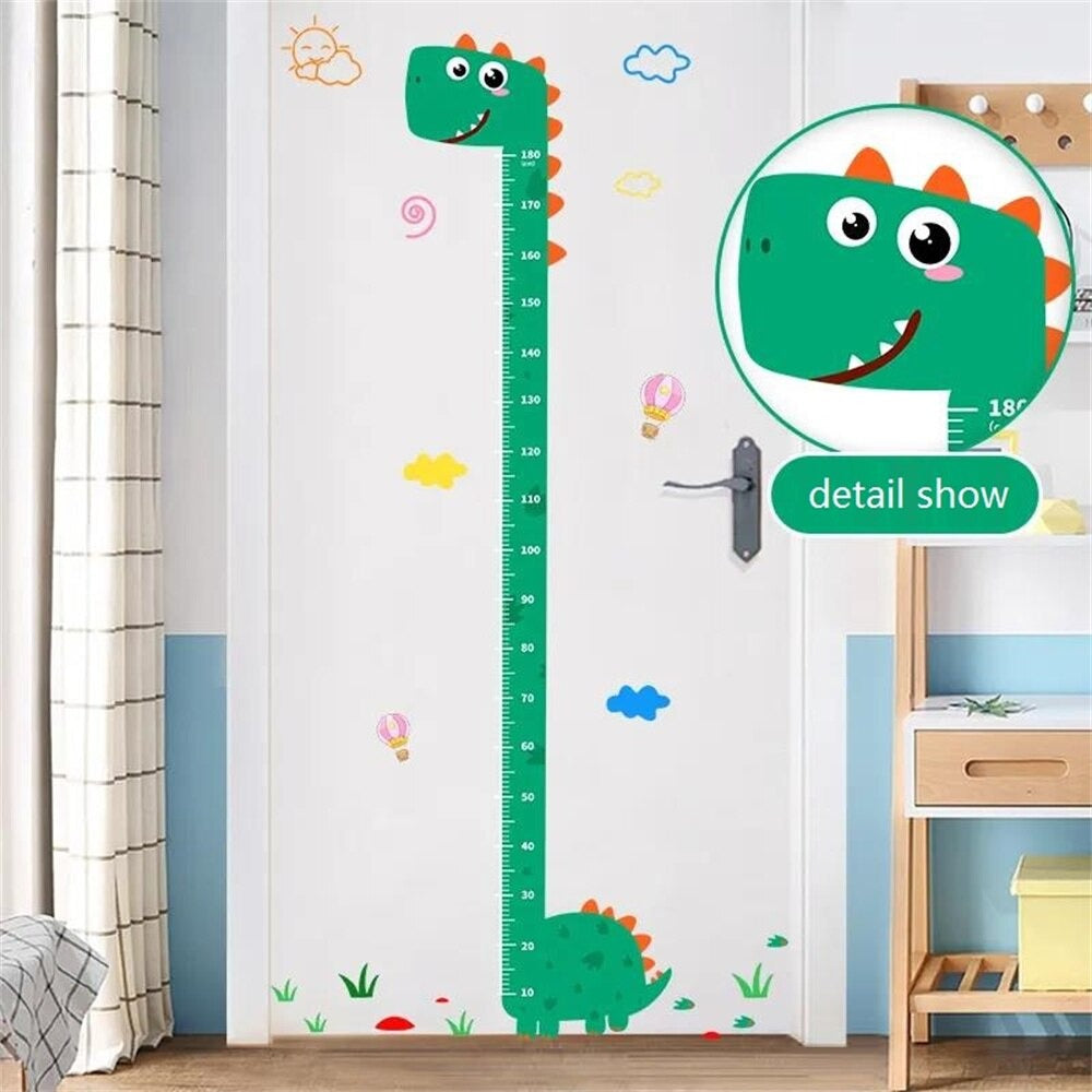 Height Chart Wall Decal Cartoon Style