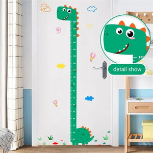 Height Chart Wall Decal Cartoon Style
