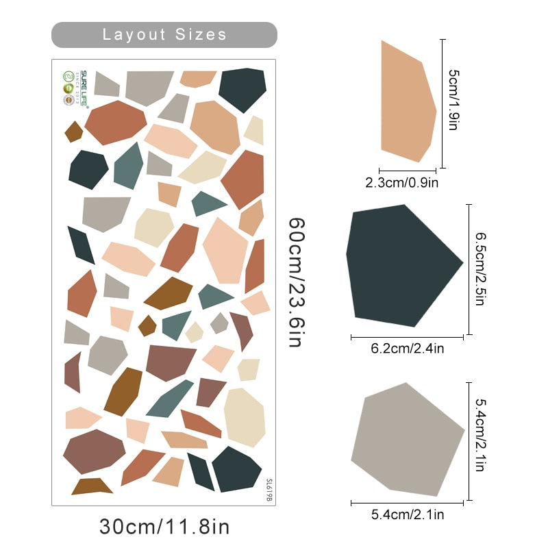 Abstract Pattern Geometric Wall Decals