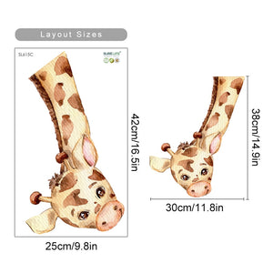 Cartoon Giraffe Animal Wall Decals