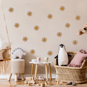 Cartoon Wall Decals Daisy Flower