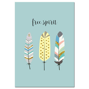 Fox Tribe Woodland Nursery Canvas Posters