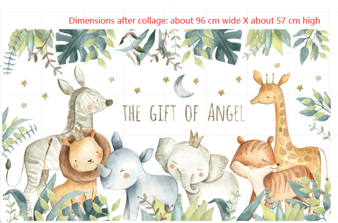 Cartoon Wall Decals Funny Animals