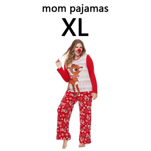 Matching Christmas Pajamas Family Set - Baby Deer
