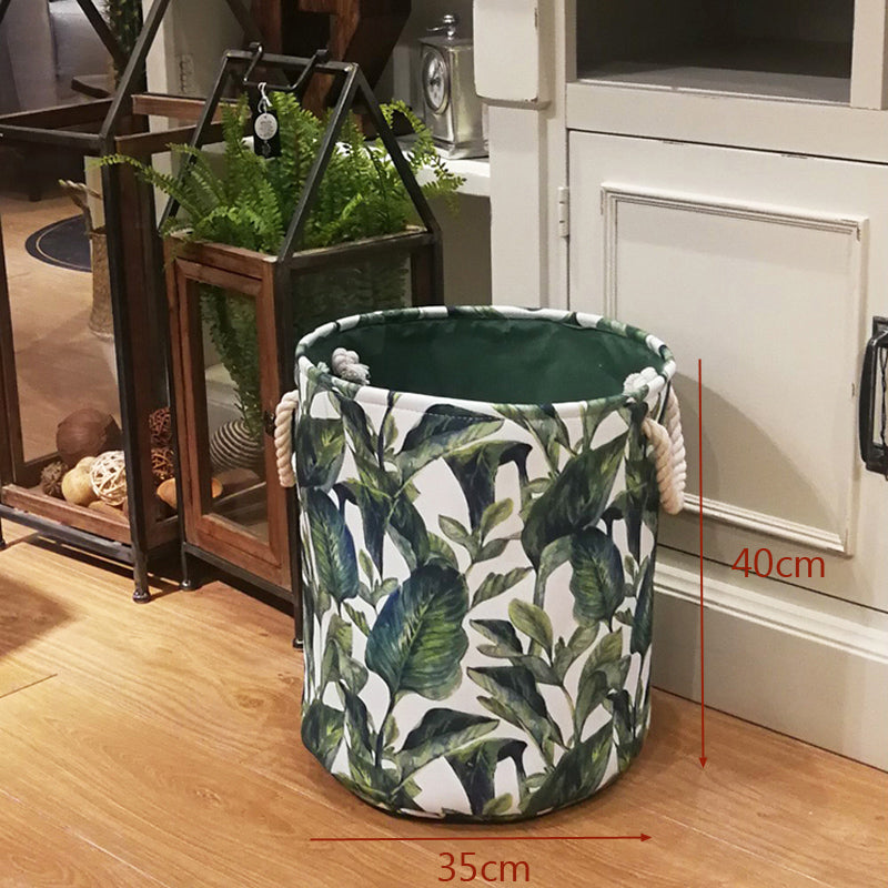 Green Leaf Hamper Storage Box