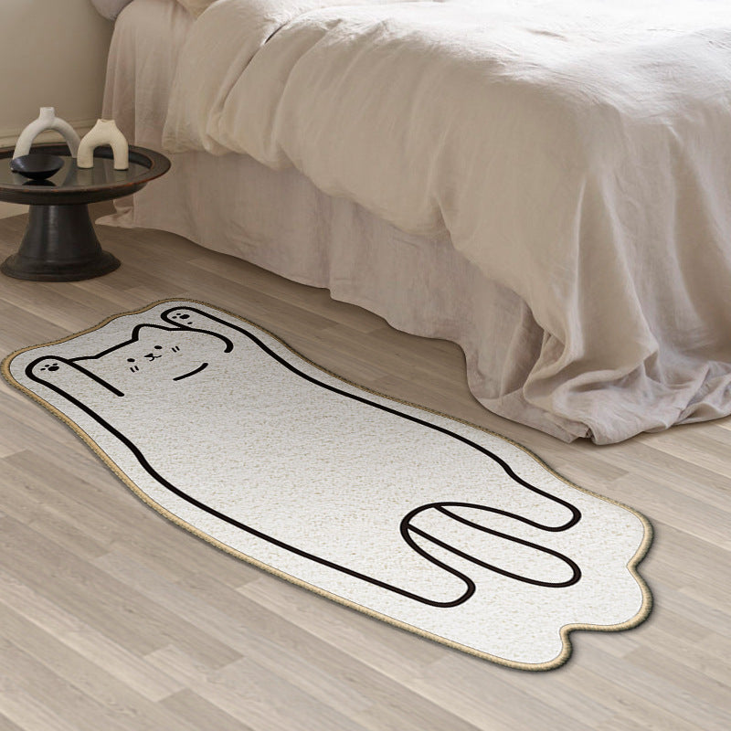 Special-shaped Cartoon Rug Cute Cat