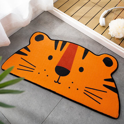 Cartoon Entrance Floor Mat Happy Animals
