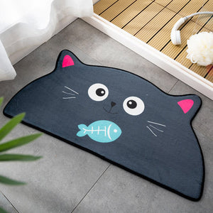 Cartoon Entrance Floor Mat Happy Animals