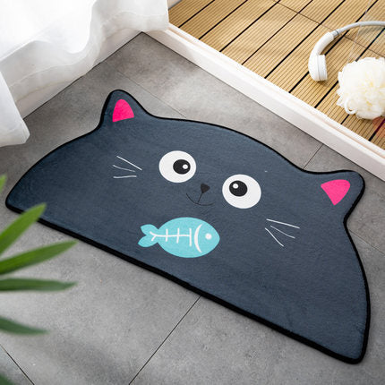 Cartoon Entrance Floor Mat Happy Animals