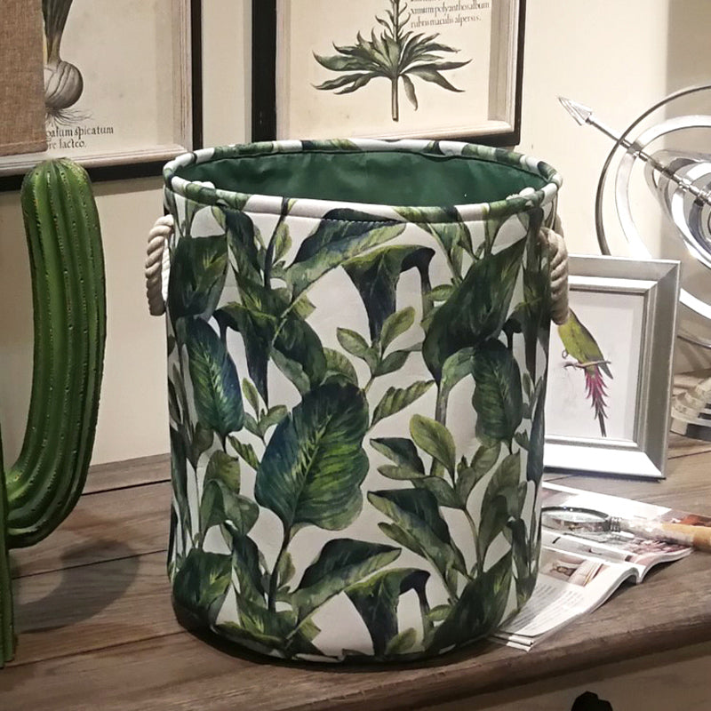Green Leaf Hamper Storage Box