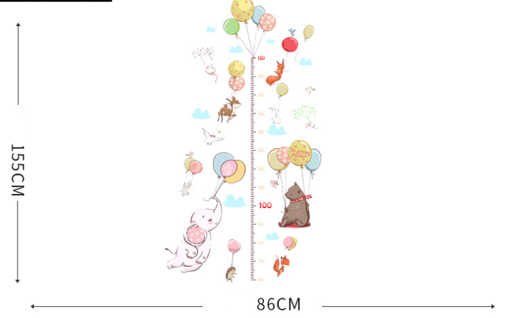 Cartoon Wall Decals Nordic Cute Giraffes