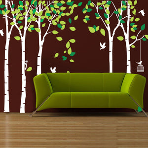 Wall Decals Birds Forest