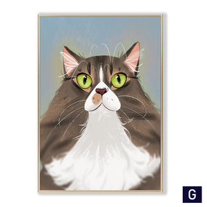 Decorative Canvas Core Framed Frameless Painting