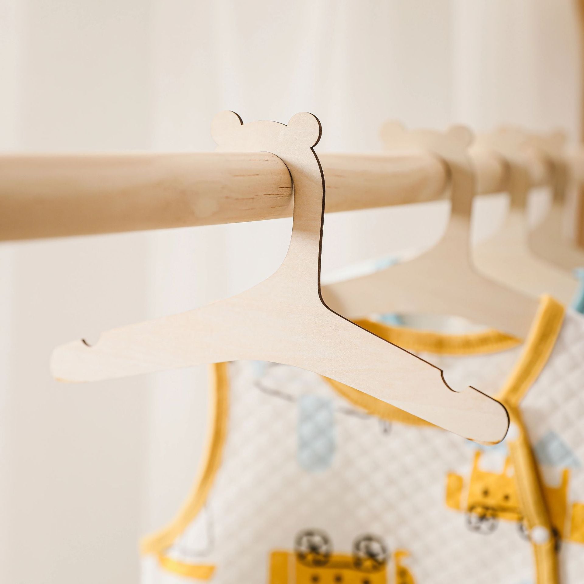 Wooden Children Hanger Creative Home Pendant