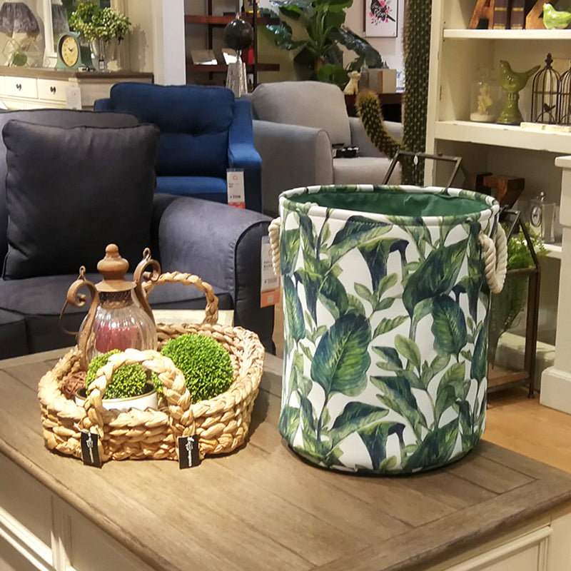 Green Leaf Hamper Storage Box